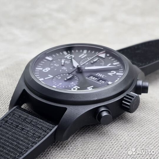 IWC Pilots Double Chronograph Top Gun Ceratanium