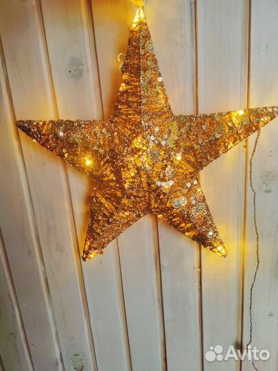 Новогодний декор звезда
