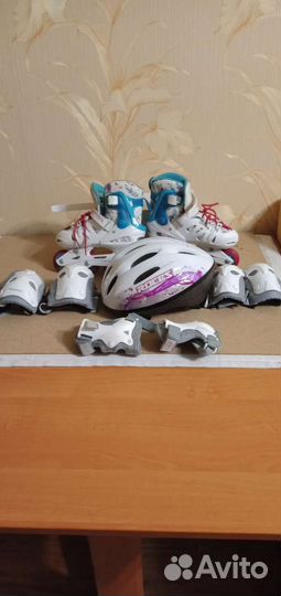 Роликовые коньки детские раздвижные