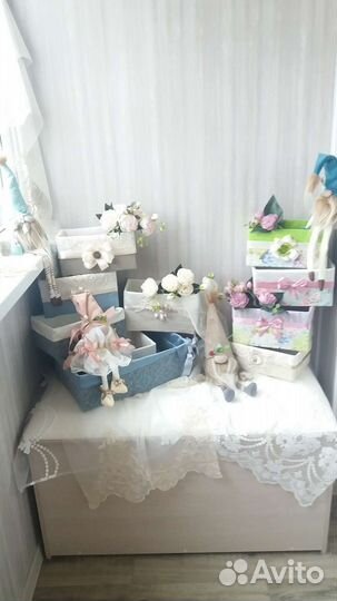 Коробка-бокс подарочная