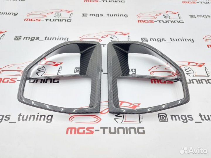 Вставки в бампер M-Performance BMW X5 G05 Карбон