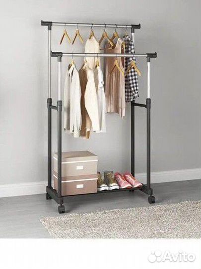 Вешалка напольная двойная