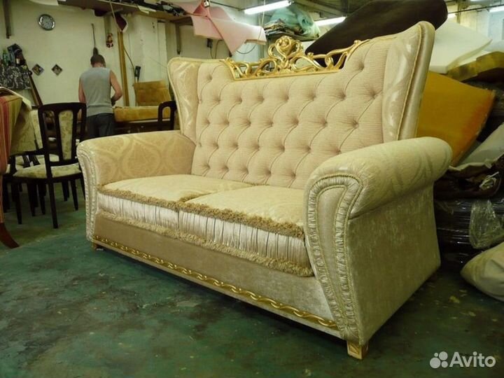 Перетяжка мебели /Обивка мебели в спб