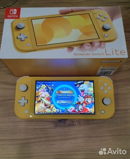 Nintendo switch lite прошитая 256gb
