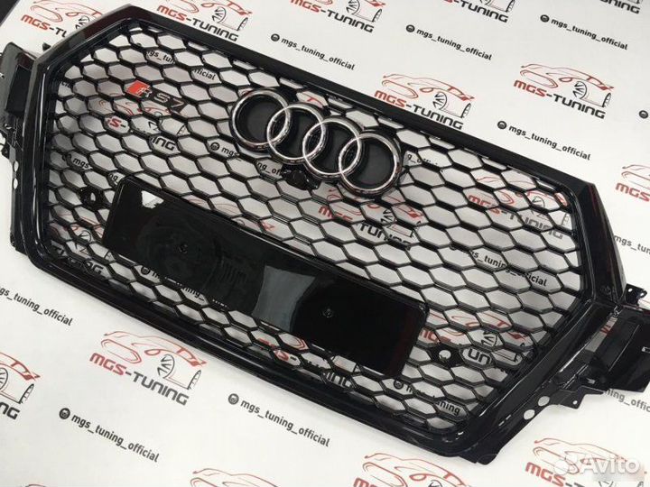 Решётка на Audi Q7 15-н.в. RSQ7 дизайн 3