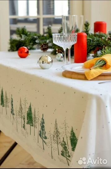 Новогодняя скатерть 160*220