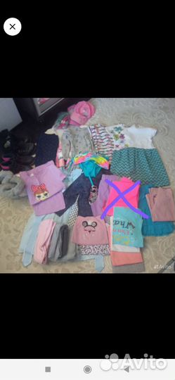 Вещи пакетом на девочку 4-5 лет