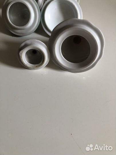 Крышки фарфоровые от сахарниц и чайников