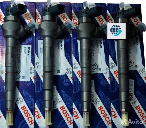 Форсунки новые 0445110646 03L130277Q Audi VW 2.0