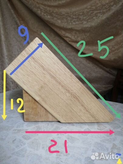 Подставка для ножей деревянная