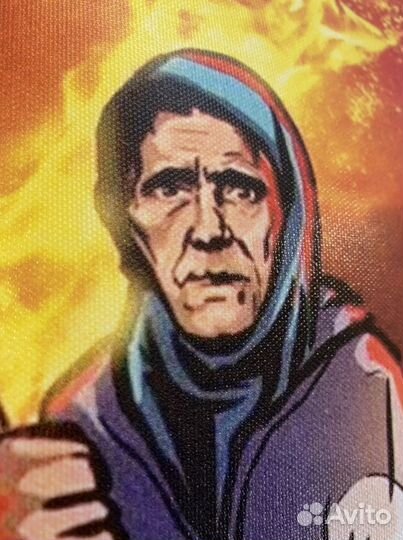 Бабушка с флагом