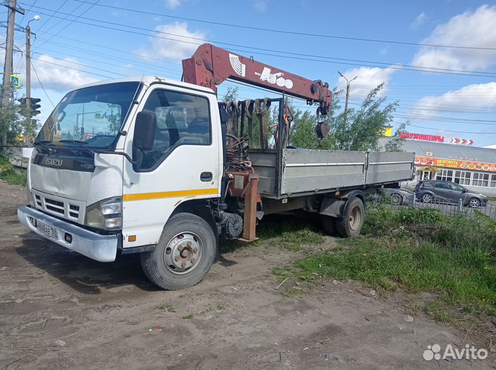 Isuzu NQR71 с КМУ, 2007