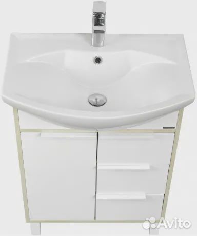 Тумба с раковиной aquaton (Акватон) 1a2133k1rib90