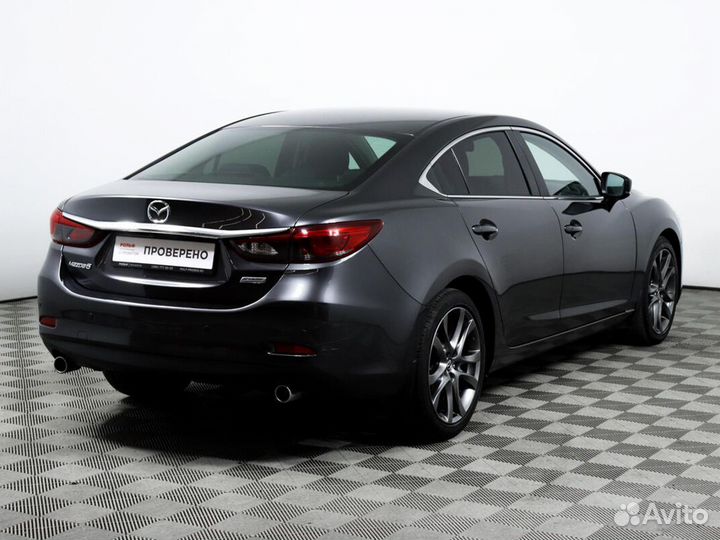 Mazda 6 2.5 AT, 2016, 39 263 км