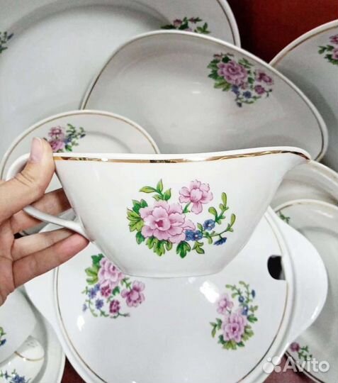 Сервиз столовый форфоровый Южноуральск