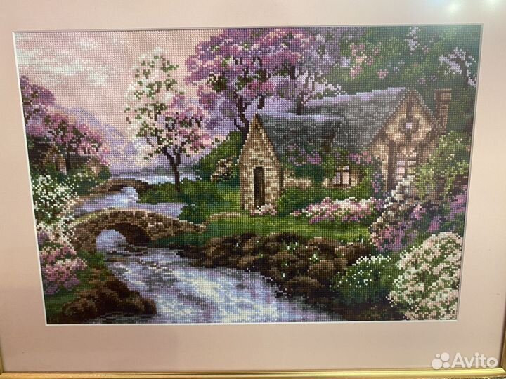 Картина вышитая крестом
