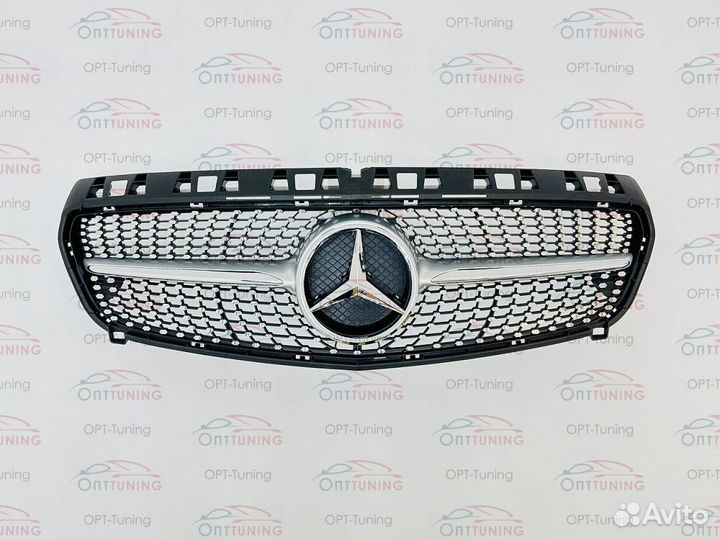 Решетка в стиле Diamond на Mercedes A w176