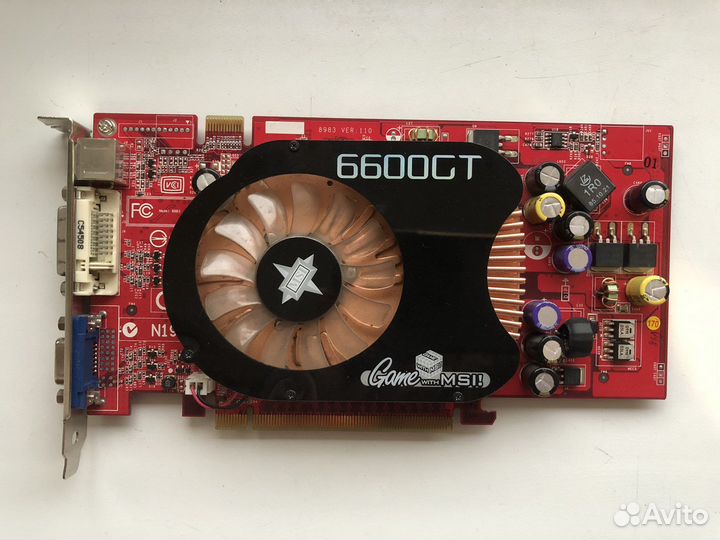 Видеокарта MSI NX 6600GT