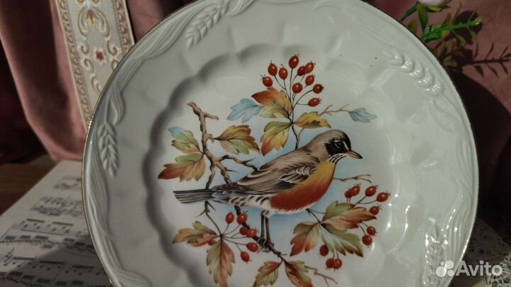 Коллекционная тарелка Weatherby Hanley England