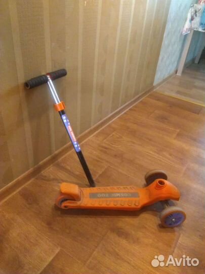 Самокат детский трехколесный бу