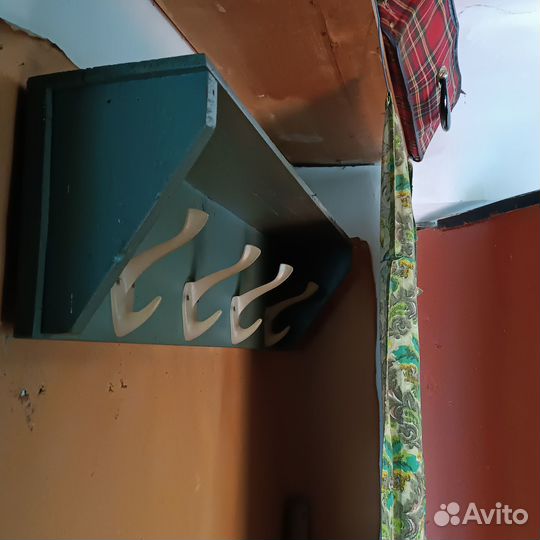 Полка Вешалка СССР Большая Дерево советская