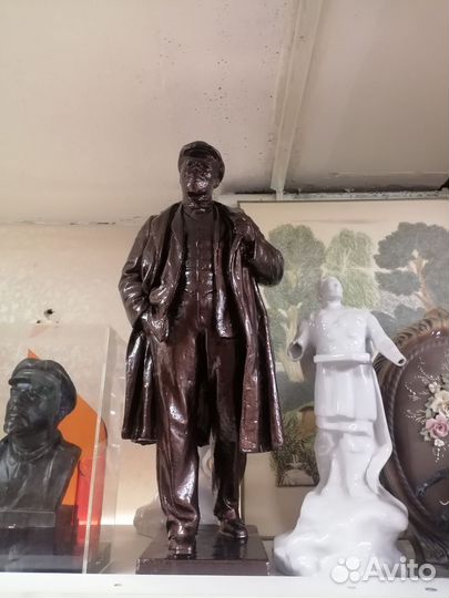 Гипсовая скульптура Ленин 1937 г 55 см