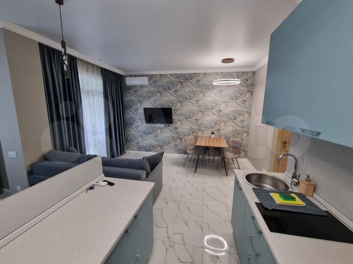 1-к. апартаменты, 41 м², 1/4 эт.