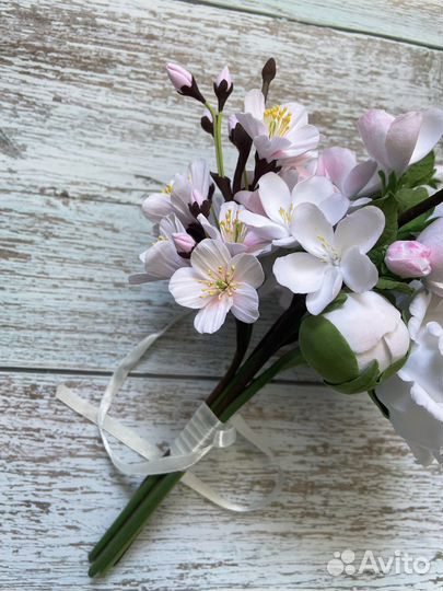 Букет из полимерной глины