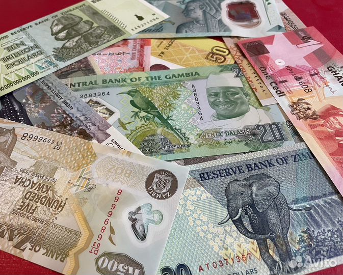Банкноты стран Африки №1