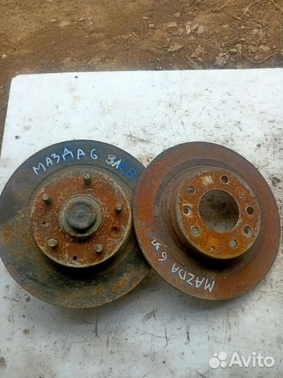 Диски тормозные задние Mazda 6 gg