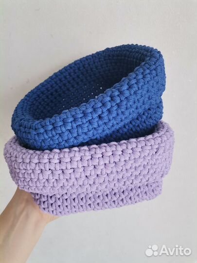 Корзинки с отворотом как в икеа