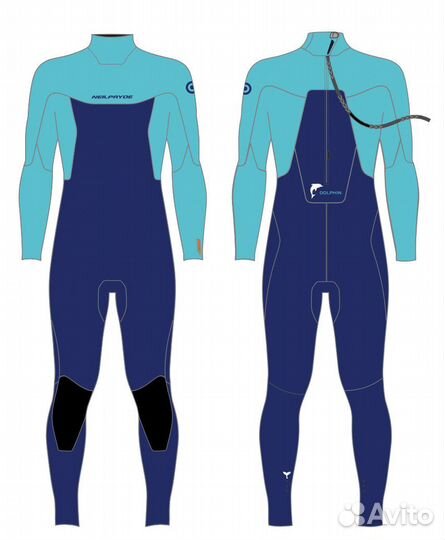 Детский длинный гидрокостюм для теплой погоды Dolp