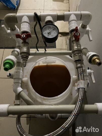 Промывка систем отопления дома, гвс, хвс и котла