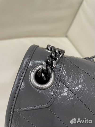 Сумка женская ysl niki серая
