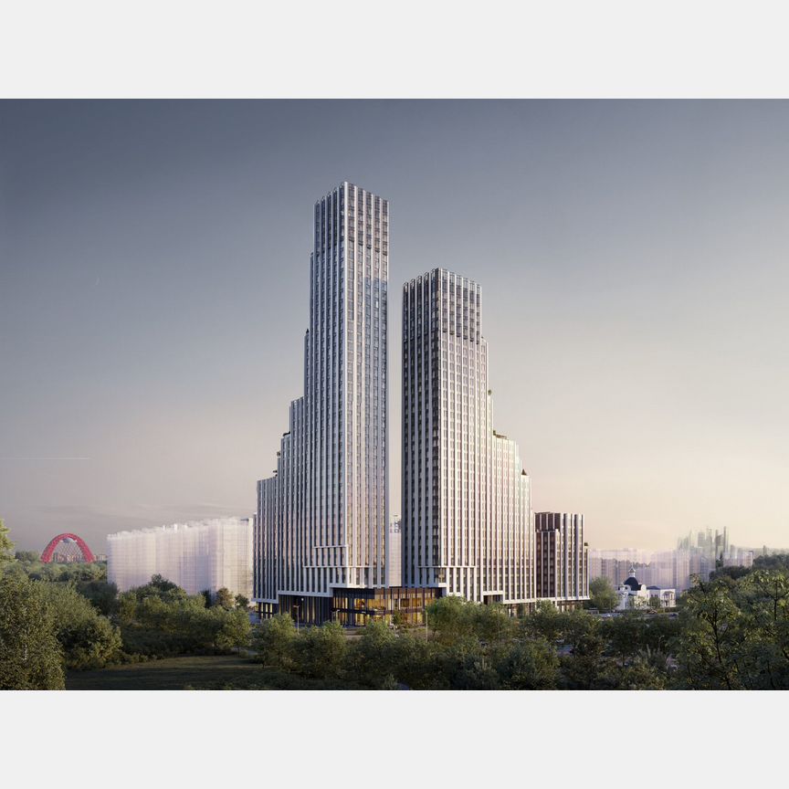 2-к. квартира, 75,6 м², 2/43 эт.