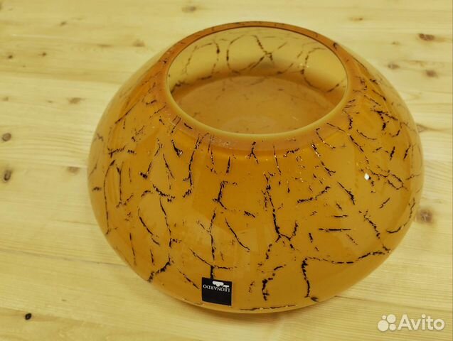 Ваза стеклянная Leonardo. Цвет песочный