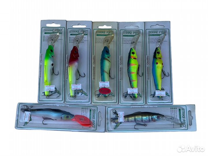 Воблеры Strike Pro 4.5-6.0м 112мм 23.0г