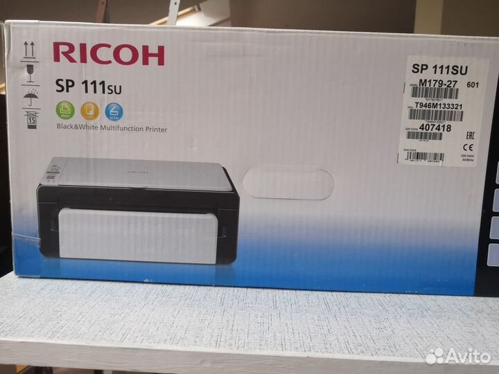Мфу лазерный ricoh SP 111su