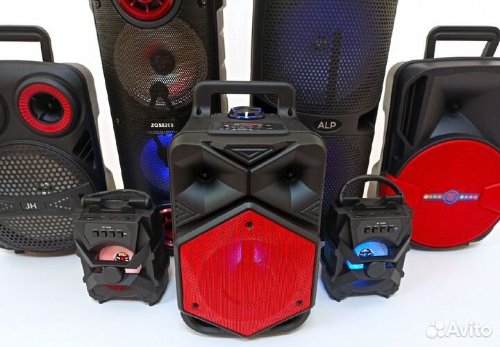 Колонки портативные с USB bluetooth радио