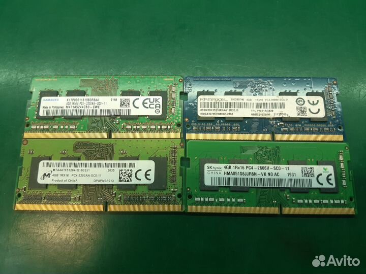 Оперативная память Для ноутбука DDR4 4GB 3200 / 26