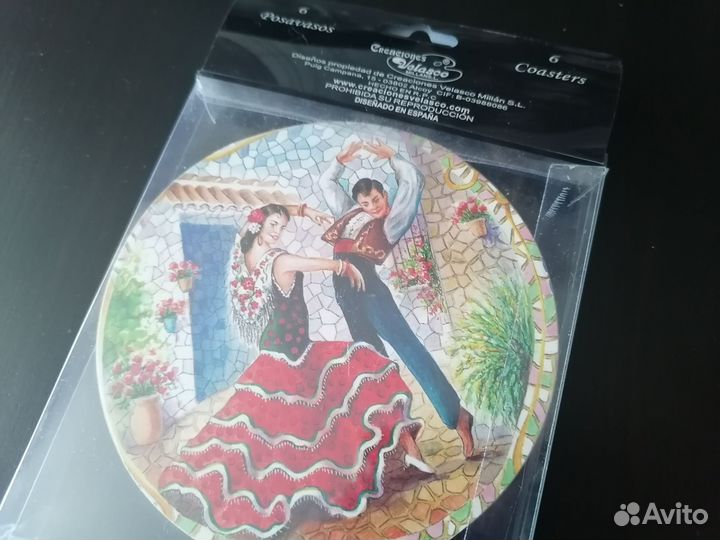 Пробковые подставки под стаканы Испания