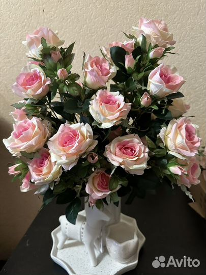 Букет кустовые розы искусственные