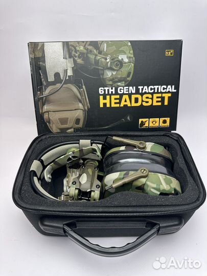 Наушники тактические Headset 6TH GEN tactical