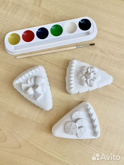 3d объемная раскраска Пироженые