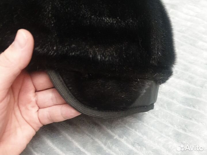 Меховая мужская кепка из нерпы