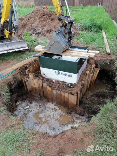 Монтаж септика под ключ