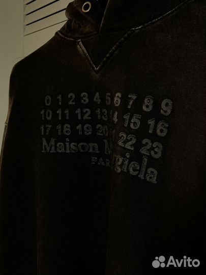 Худи Maison Margiela оверсайз черное новинка