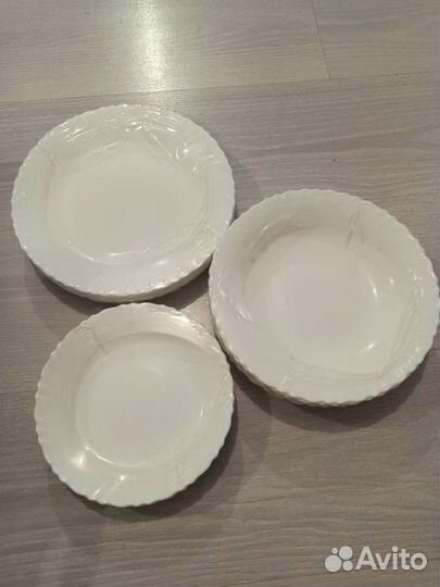 Новый набор столовой посуды luminarc 18 предметов