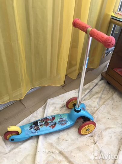 Самокат детский трехколесный бу