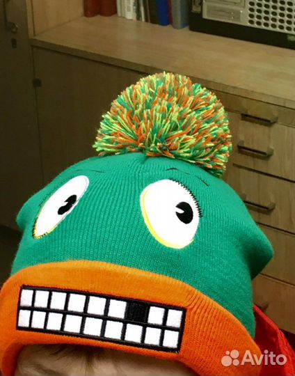Зимняя шапка для мальчика, 52 р